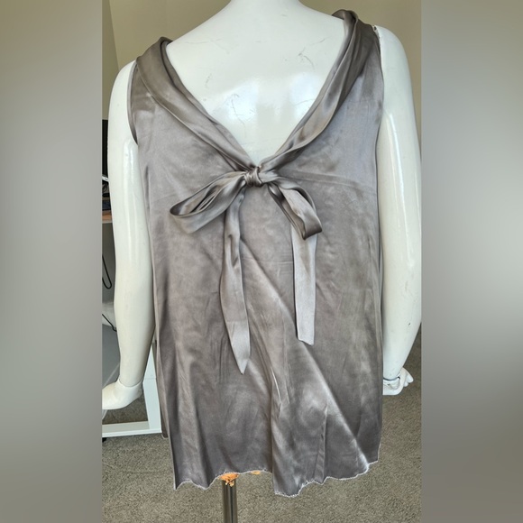 Day Birger Et Mikkelsen gray hand embelished silk blouse- Beautiful! - Picture 6 of 15